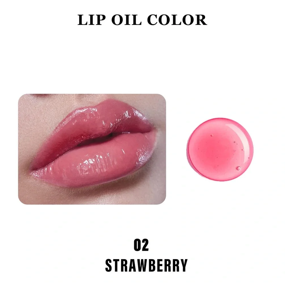 Lip Gloss- Strawberry Pink- Hydrating Shine